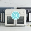 image:imageMartha Stewart French Door Air Fryer Toaster Oven Combo 34QT Countertop Convection 12in1 Bake Broil Roast Fits 12 PizzaDehydrate5 Accessories Air Fry Basket Stainless Steel Linen CreamCaviar Gray